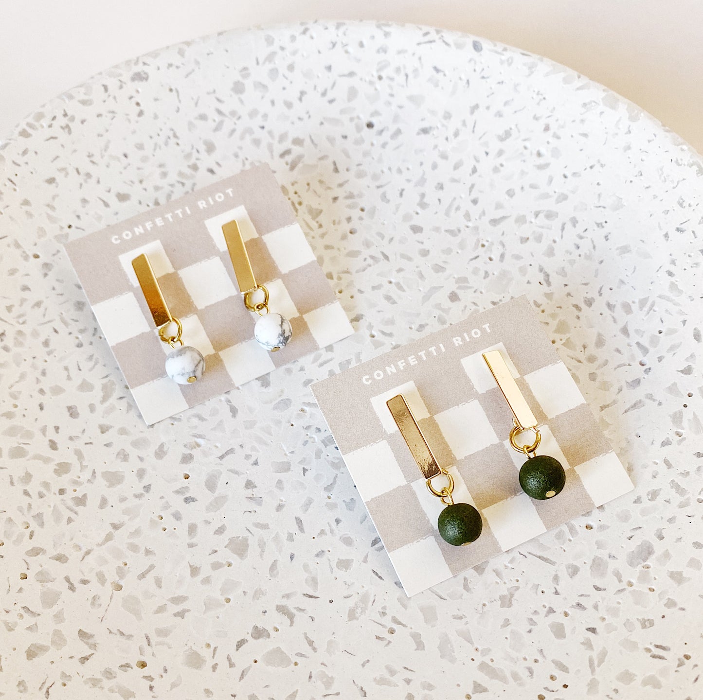 Modern Dangle Earrings