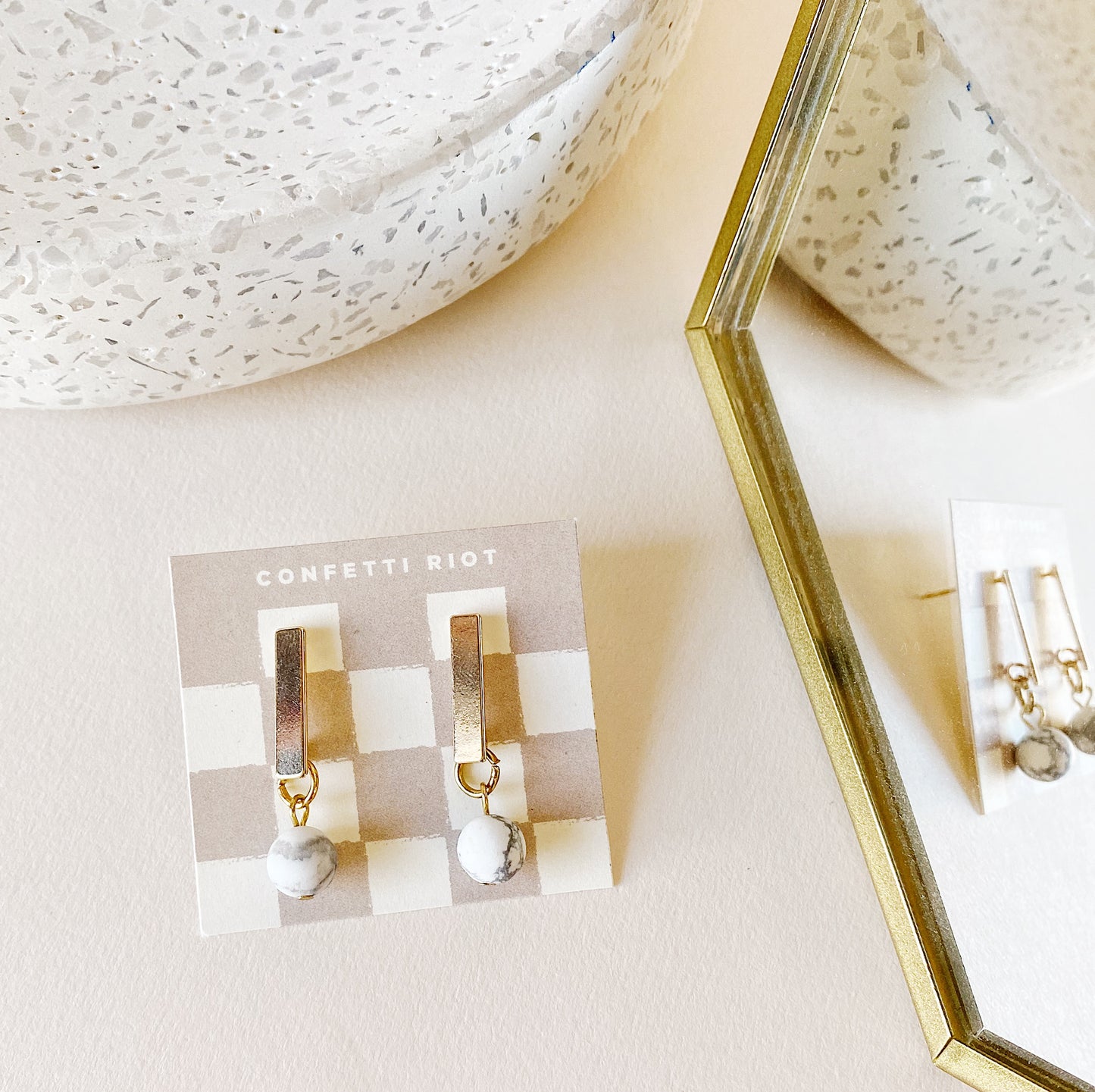 Modern Dangle Earrings