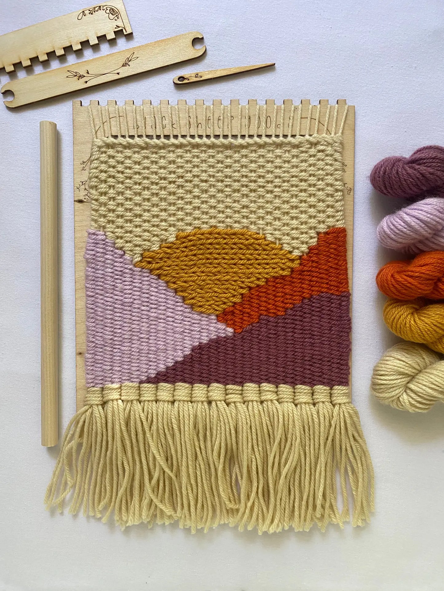 DIY Tapestry Weaving Kit - Sunset