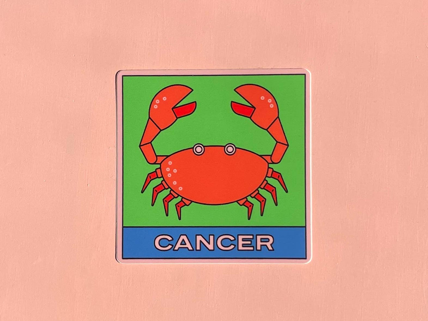 Cancer Zodiac Vinyl Sticker