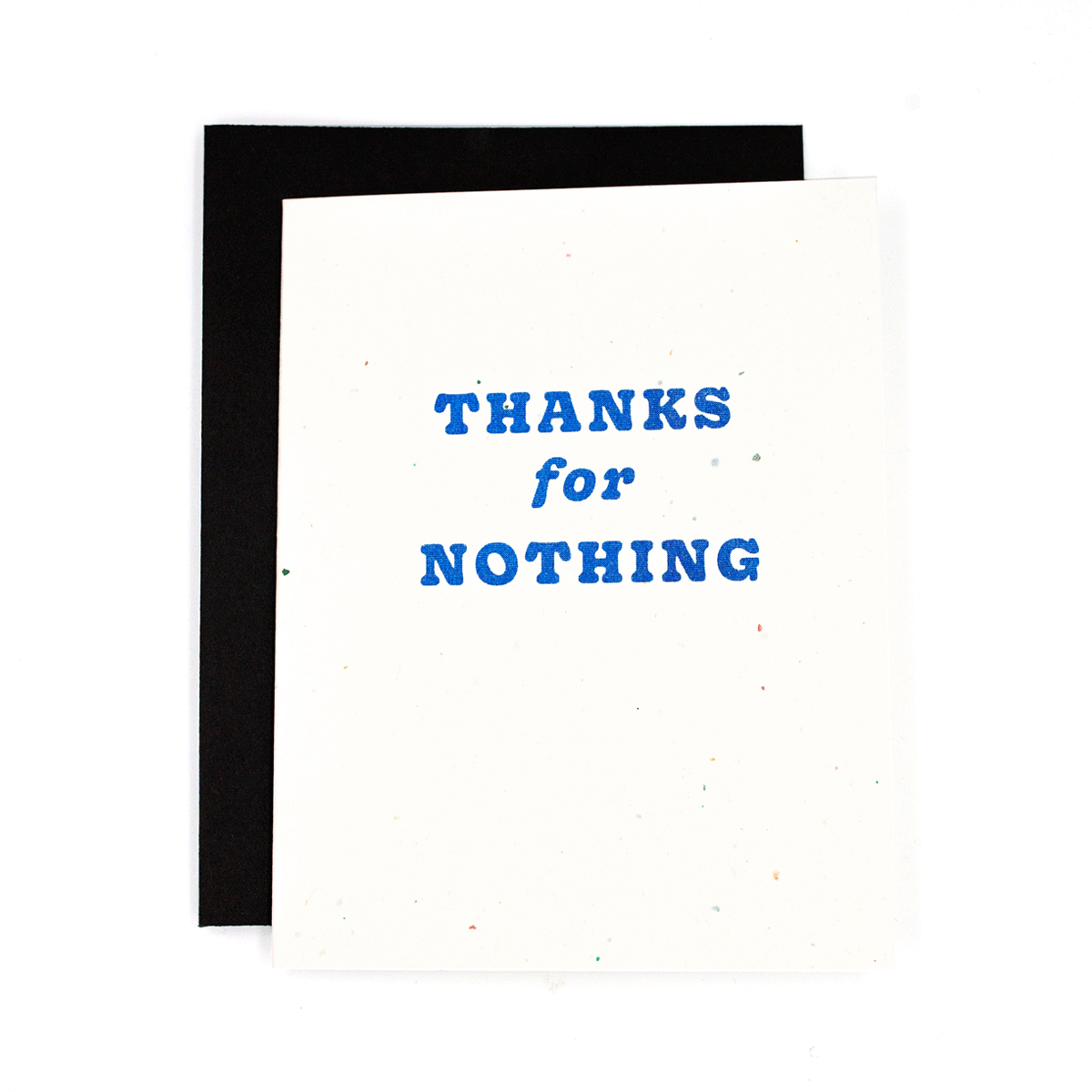 Thanks For Nothing Risograph - Card - These Are Things