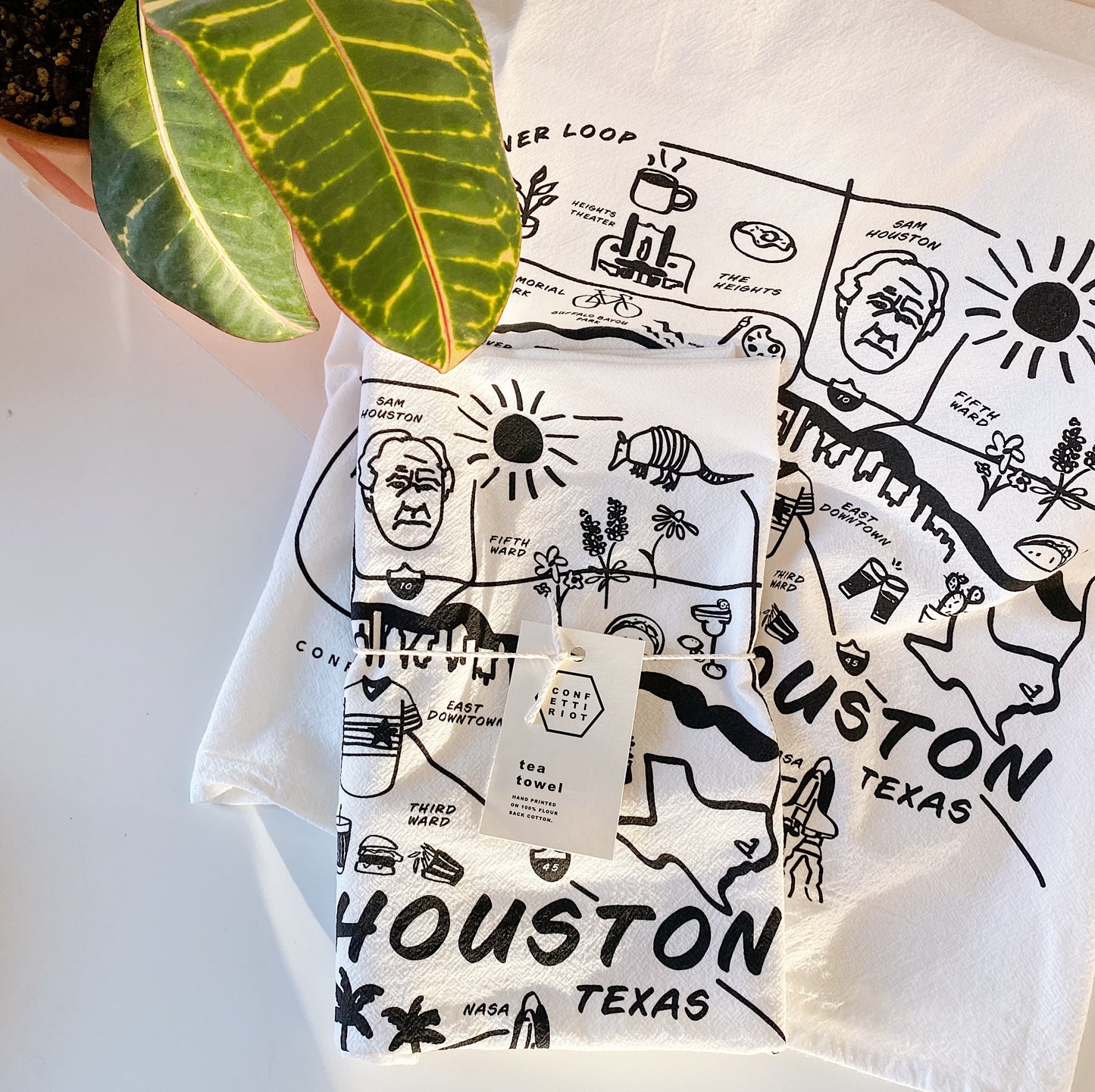 Houston Print - Tea Towel