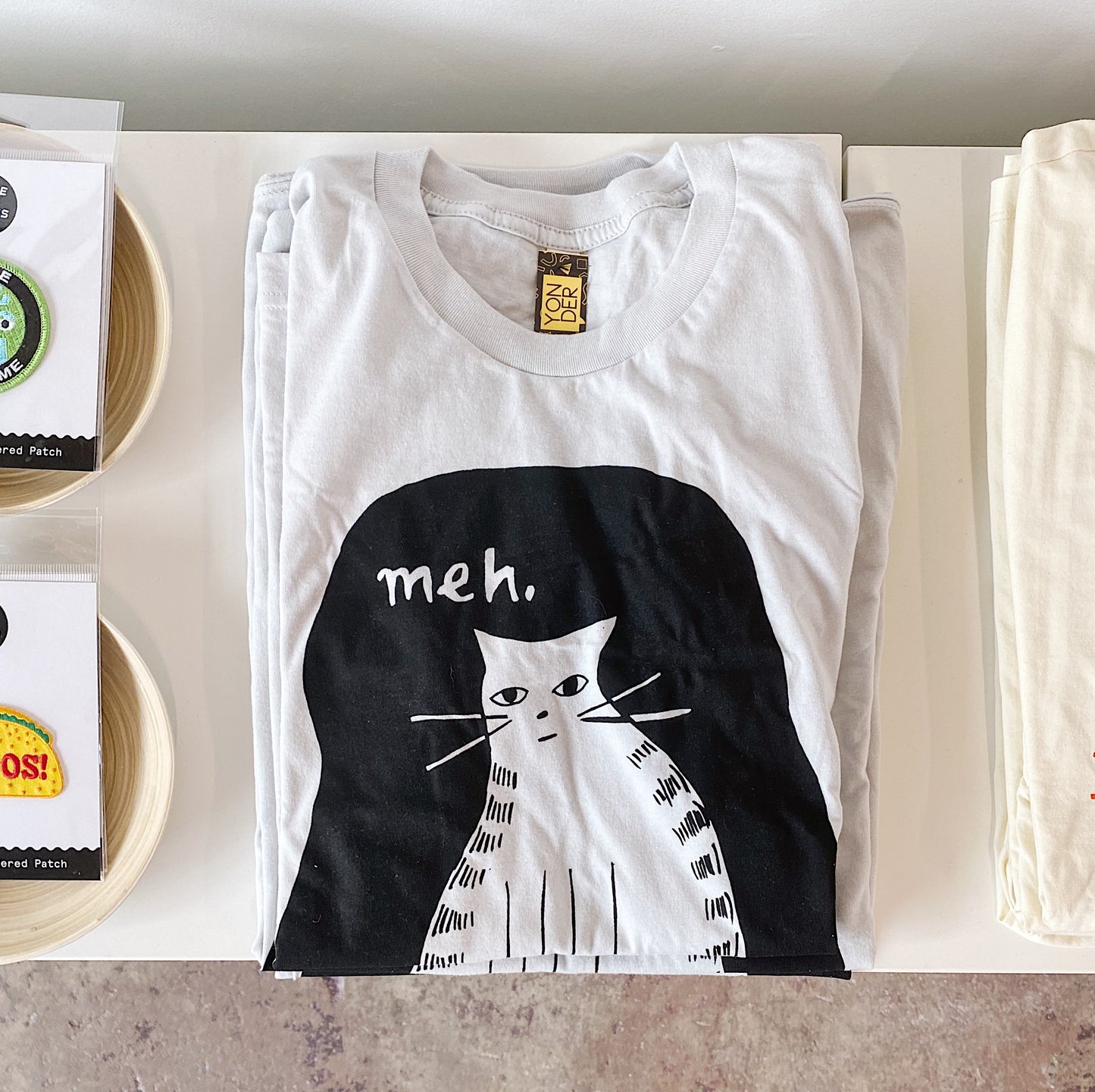 Meh Cat Shirt - Yonder Studios