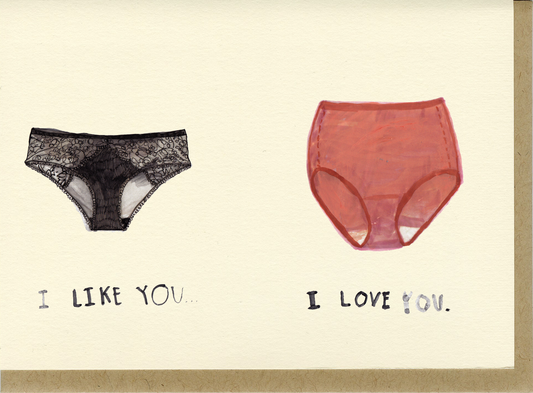 I Like You, I Love You - Card