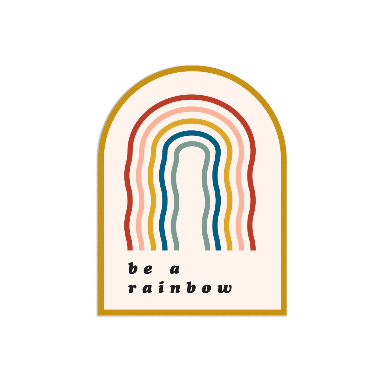 Be A Rainbow Sticker - Confetti Riot