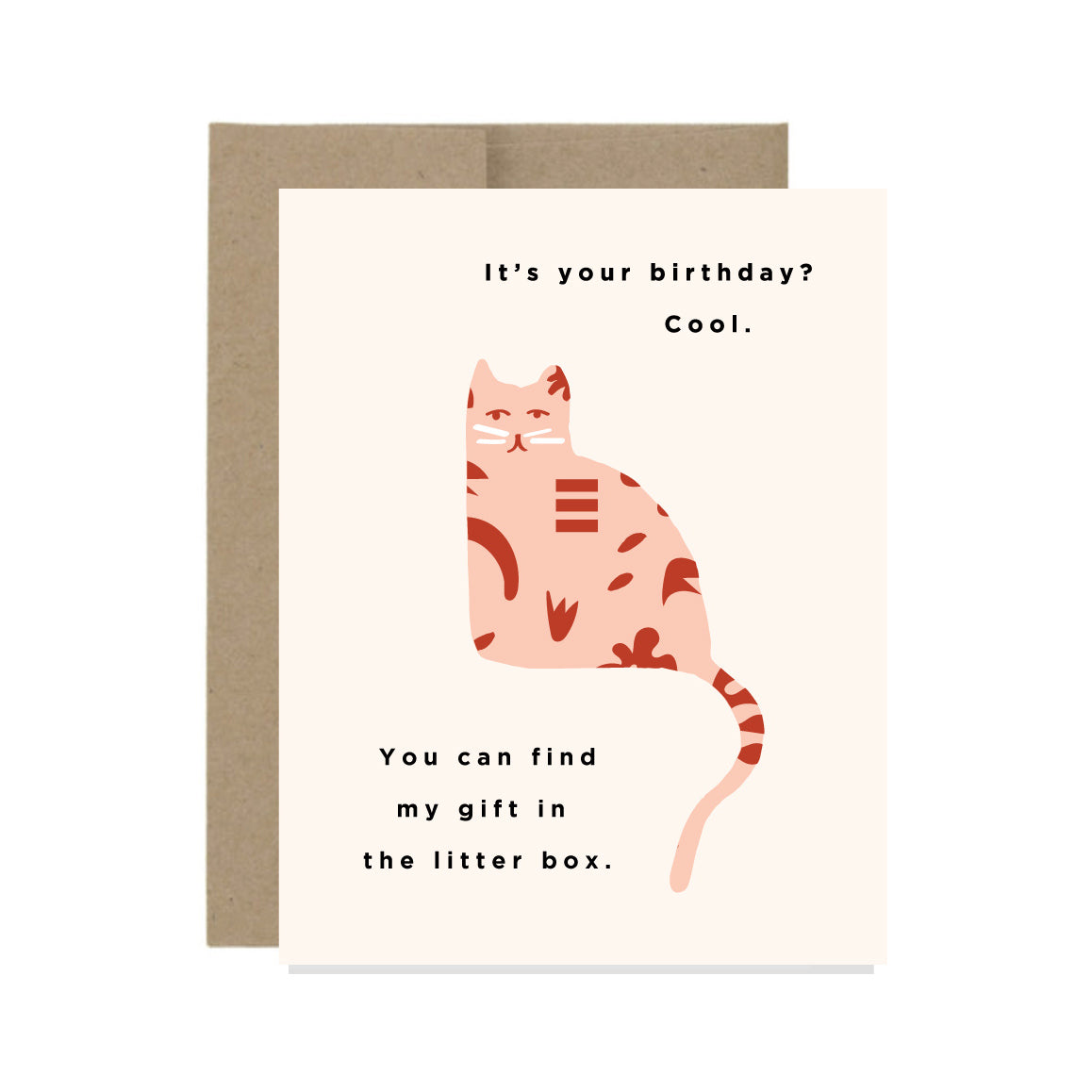 Birthday Cat - Card